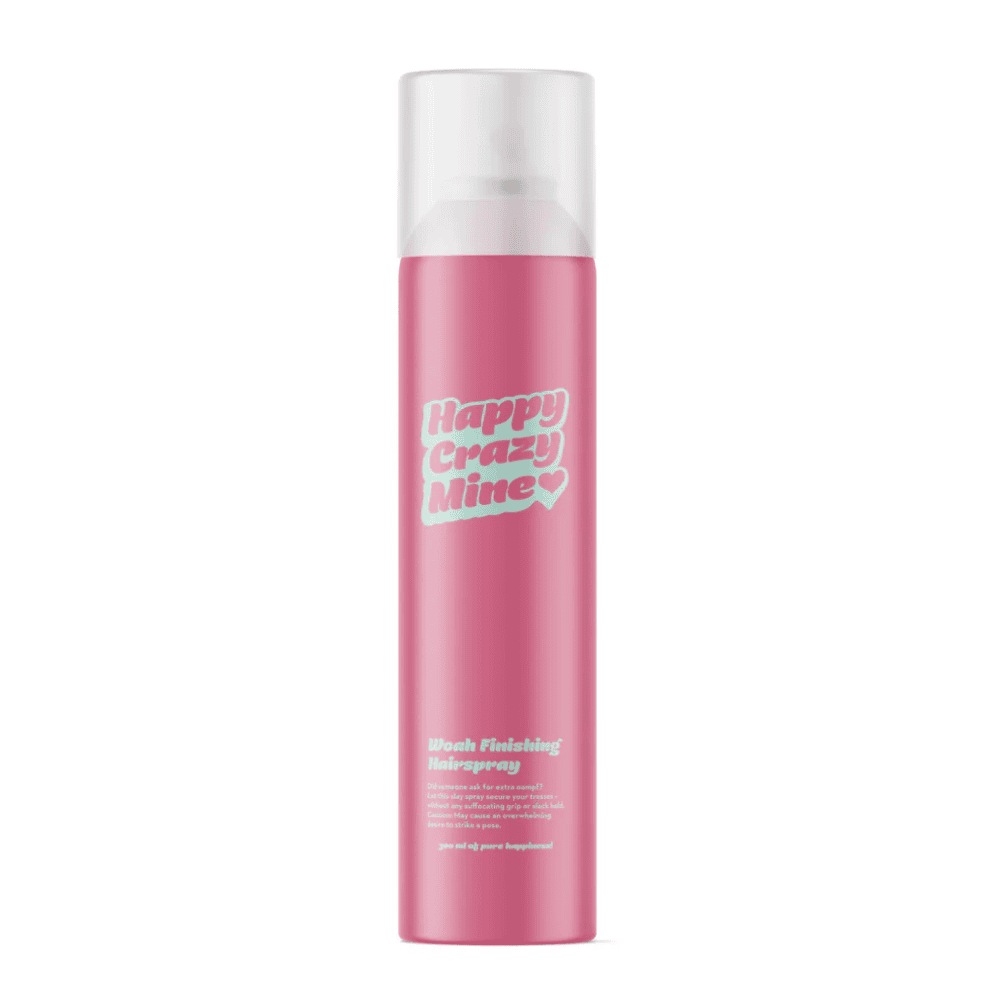 Happy Crazy Mine Woah Finishing Hairspray Strong Hold 300ml