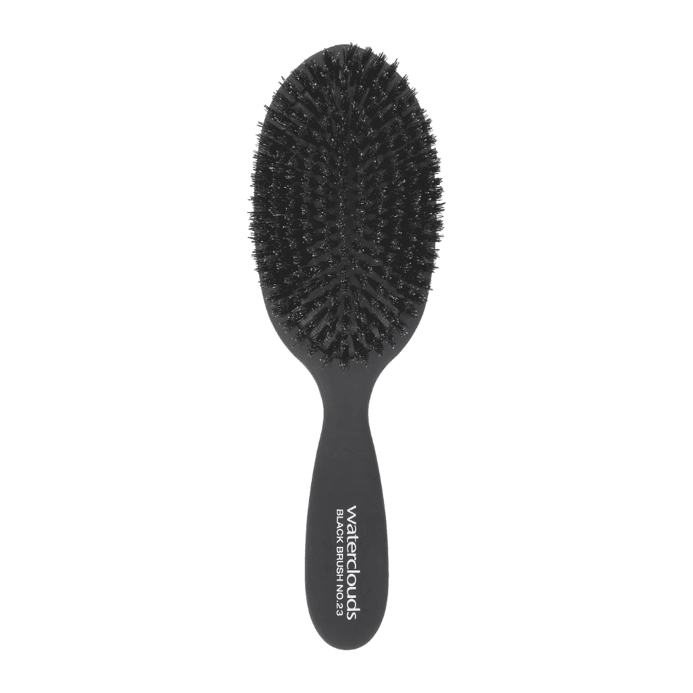 Waterclouds Black Brush No.23 Natural Oval