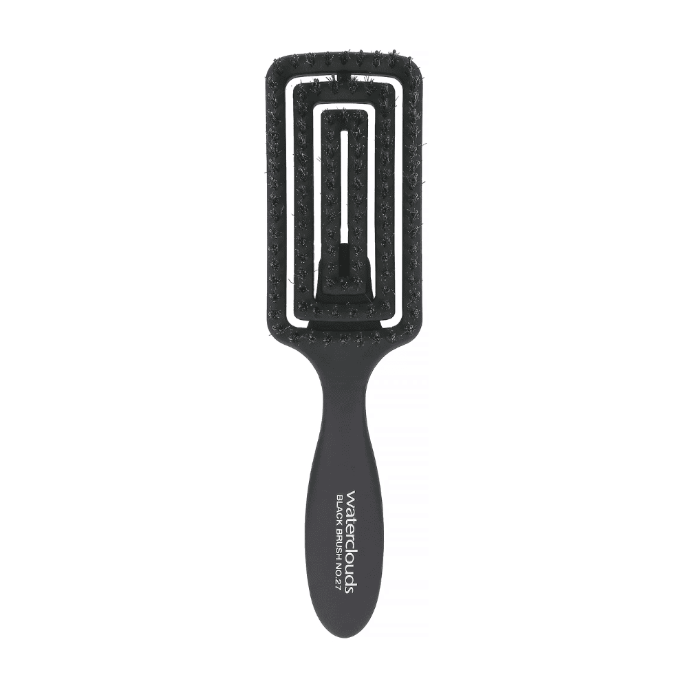 Waterclouds Black Brush No.27 Natural Flex Vent Brush Mini
