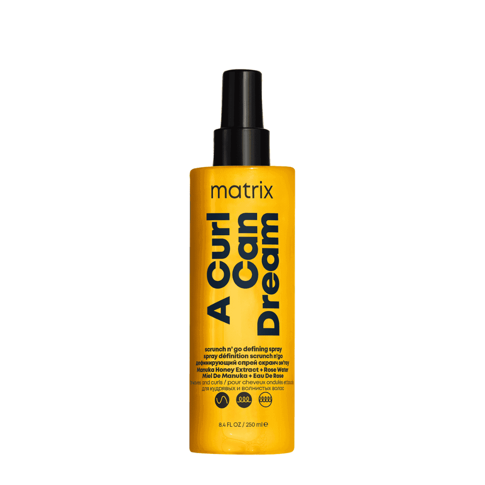 Matrix A Curl Can Dream Scrunch N' Go Defining Spray Leave In 250ml