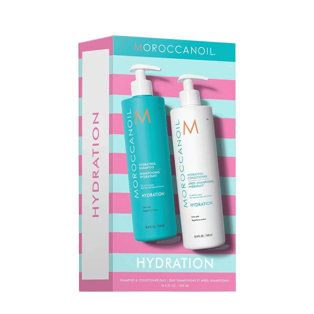 Moroccanoil Hydrating Shampoo & Conditioner Duo 500ml - Gjafasett
