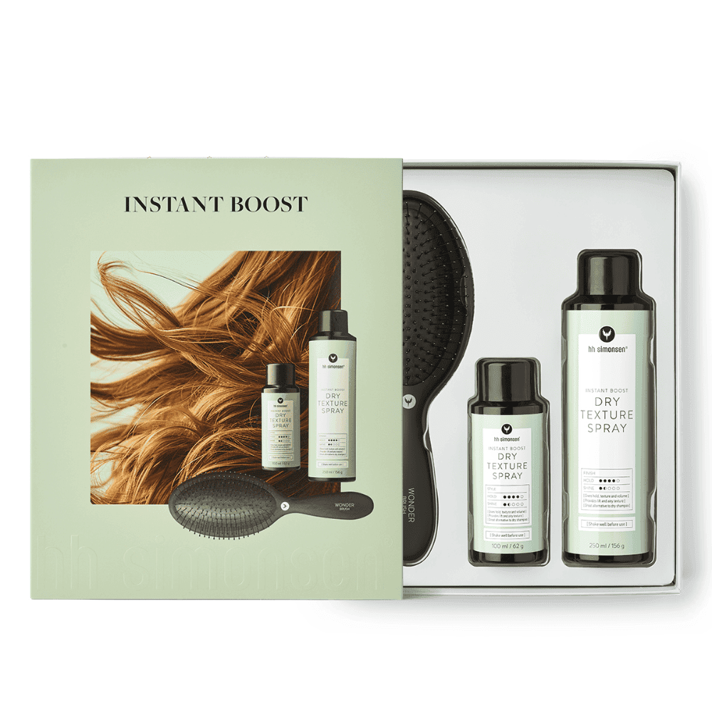 HH Simonsen Dry Texture Spray + Wonder Brush - Gjafasett